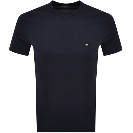 Emporio Armani Short Sleeve Logo T Shirt Navy | Mainline
